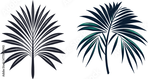 silhouette-picture-palm-leaf-in-minimalist-style-l.eps