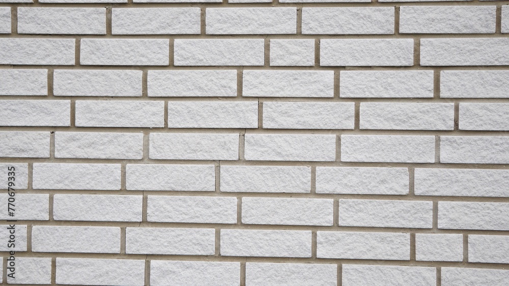 Blanc white brick wall: perfect for backgrounds Blanc white brick wall: perfect for backgrounds