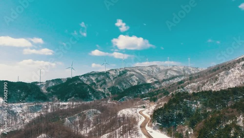 scenery of snow mountains