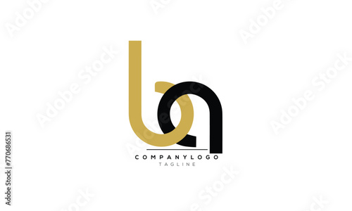 Alphabet letters Initials Monogram logo BA, BA INITIAL, BA letter