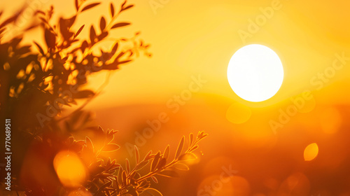 Sunset orange background to infuse warmth and optimism into product photography.