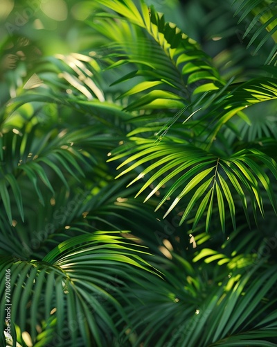 Closeup of a vibrant  tropical evergreen forest  photorealistic  natural lighting  digital photography Prime Lenses