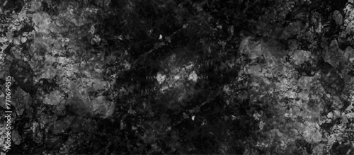 Fototapeta Naklejka Na Ścianę i Meble -  Abstract black and white marble texture background. Old grunge cement wall with scratches and cracks. Seamless granite marble texture. Marbled stone wall or rock industrial texture.	