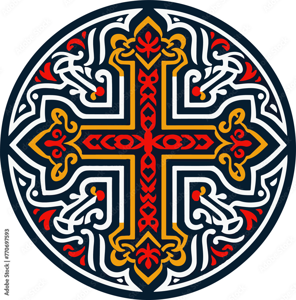 Christian cross illustration with a transparent background, perfect for religious and spiritual applications, as well as for use in graphic design and digital art. Christian cross illustration with a transparent background, perfect for religious and spiritual applications, as well as for use in graphic design and digital art.