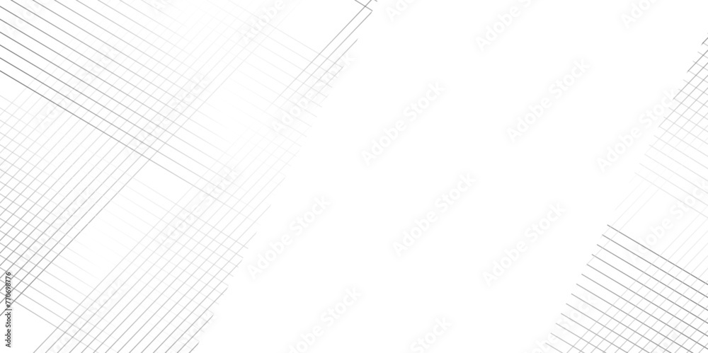 Trendy gray line abstract pattern high resolution illustration vector. Abstract background wave circle lines. elegant white striped. architecture geometric design. Thin dark lines on white  background