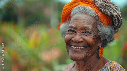 Cheerful  bright  fashionably dressed old women meet them together  communicate and laugh. Cheerful grandmothers. International Day of Older Persons. World Grandparents Day. Copy space
