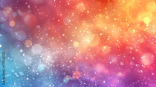 A gradient background with bokeh and lots of beautiful glitter and sparkles.