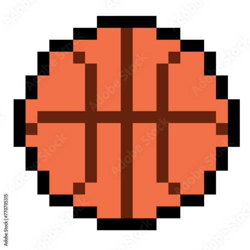 Sports equipment background. Sport concept with balls and gaming items. Balls for football, basketball, volleyball, rugby, soccer, tennis,  sports equipment cute pixel cartoon