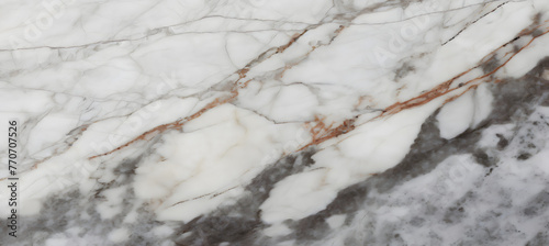White marble texture, detailed structure of marble in natural patterned for background. Generative AI.