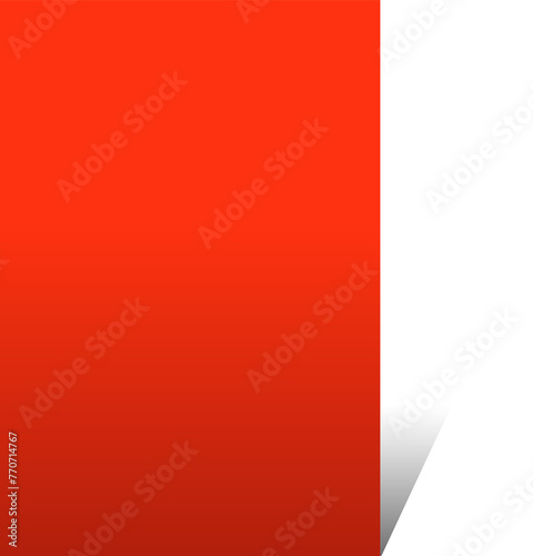 Free Download Red paper rectangle and shadow, label, banners, icon - GFXLoad