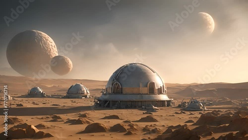 A colony on Mars photo