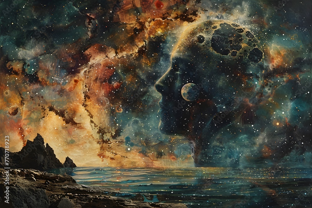 Obraz premium Sonic A Musical Journey Through Cosmic Phenomena