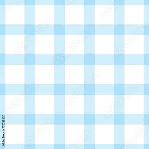 Blue classic checkered tablecloth texture, background for table cloth textile design