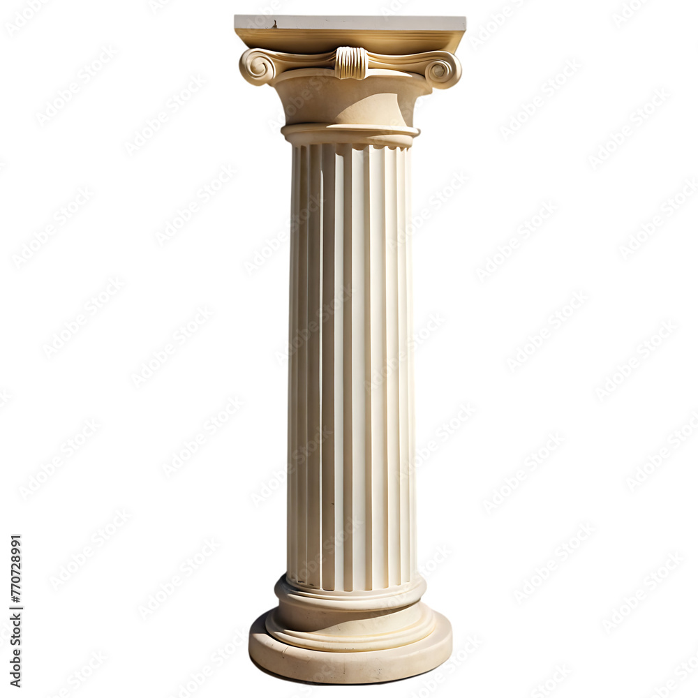 six isolated and realistic antique white columns icon set six isolated and realistic antique white columns icon set