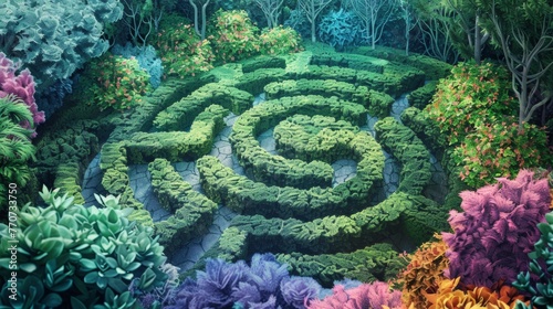 Therapeutic Garden Labyrinths: Eco-Mindfulness Sanctuaries and conceptual metaphors of Eco-Mindfulness Sanctuaries