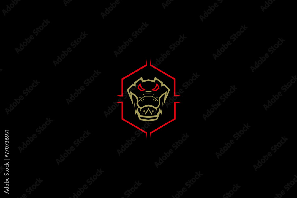 alligator head logo