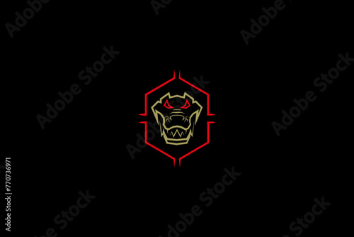 alligator head logo