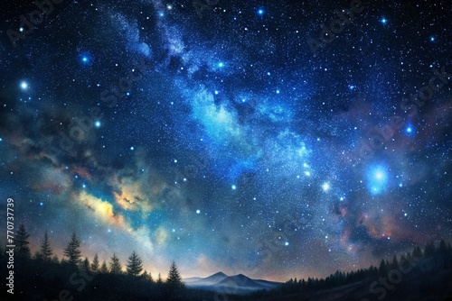 picture of the whole starry skyy