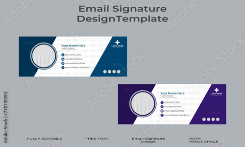 Email Signature Design, Modern Email Signature Design, Professional Email Signature Design, Eye Catching Design, Twist Colorful Design