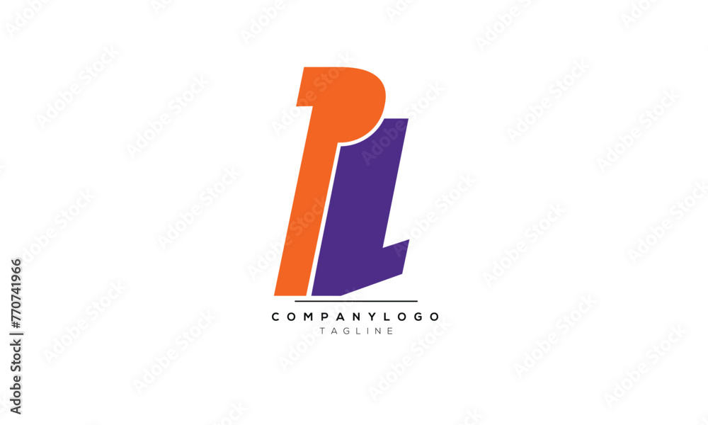 Alphabet letters Initials Monogram logo PL, PL INITIAL, PL letter Alphabet letters Initials Monogram logo PL, PL INITIAL, PL letter