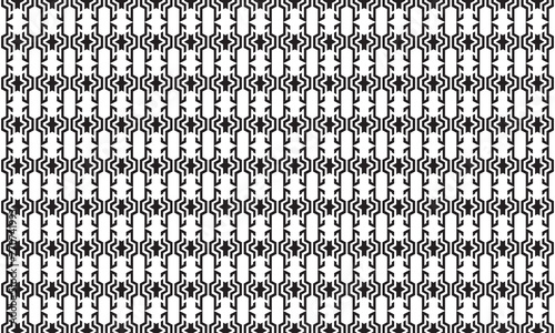 Embrace timeless elegance with this captivating black and white geometric pattern. Perfect for adding sophistication to your designs.
