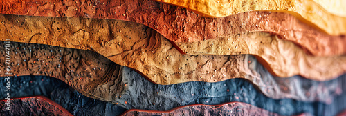 The Vibrant Decay: An Abstract Look at Weathered Surfaces and Materials, Celebrating the Rich Textures and Colors of Age