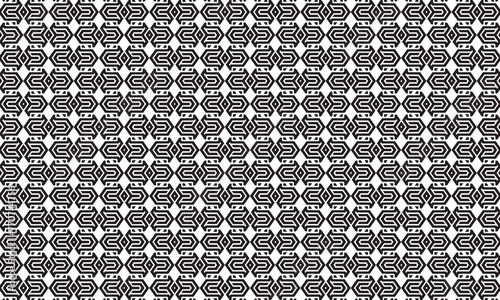Embrace timeless elegance with this captivating black and white geometric pattern. Perfect for adding sophistication to your designs.