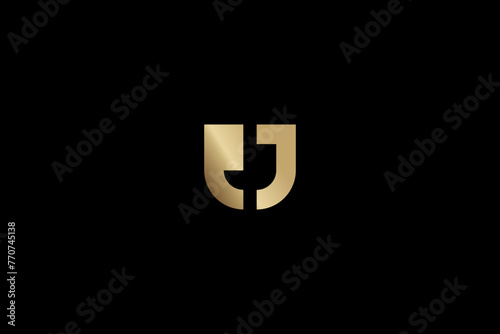 ej monogram logo design