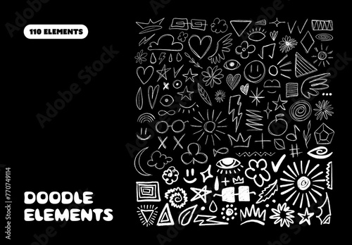 Handdrawn Scribble Elements