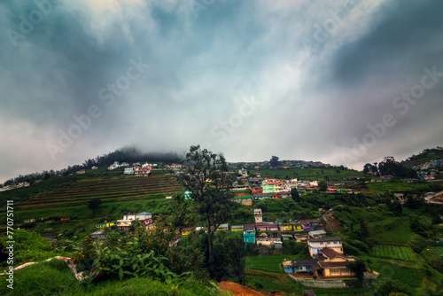 Landscape of Ooty. Ooty or Ootacamund is a popular hill station in Tamil nadu India.