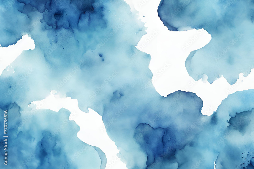 abstract blue watercolor background. - 36