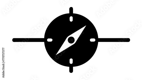 a-compass vector illustration 