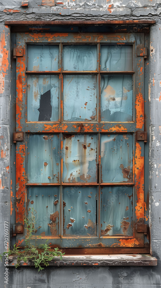 Misty Memories Rustic Window Frames Capture Essence of Autumn's Enigmatic Beauty