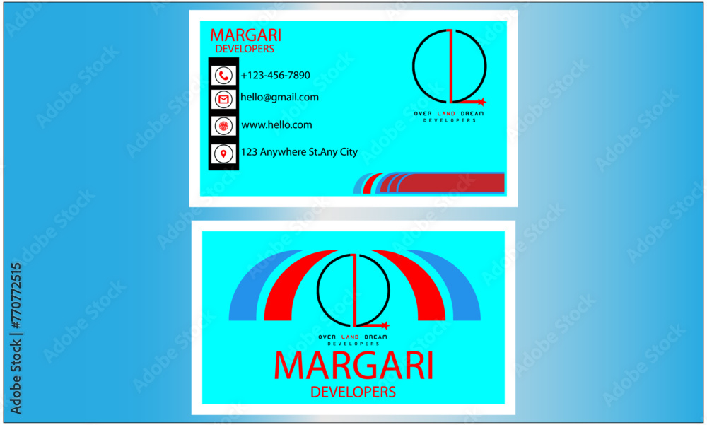 Fototapeta premium Business card design
