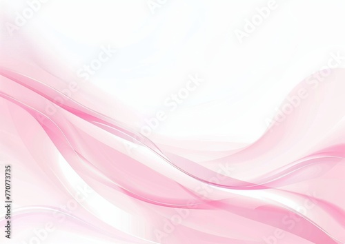 Pink and white background with copy space, light pink gradient, soft edges Generative AI
