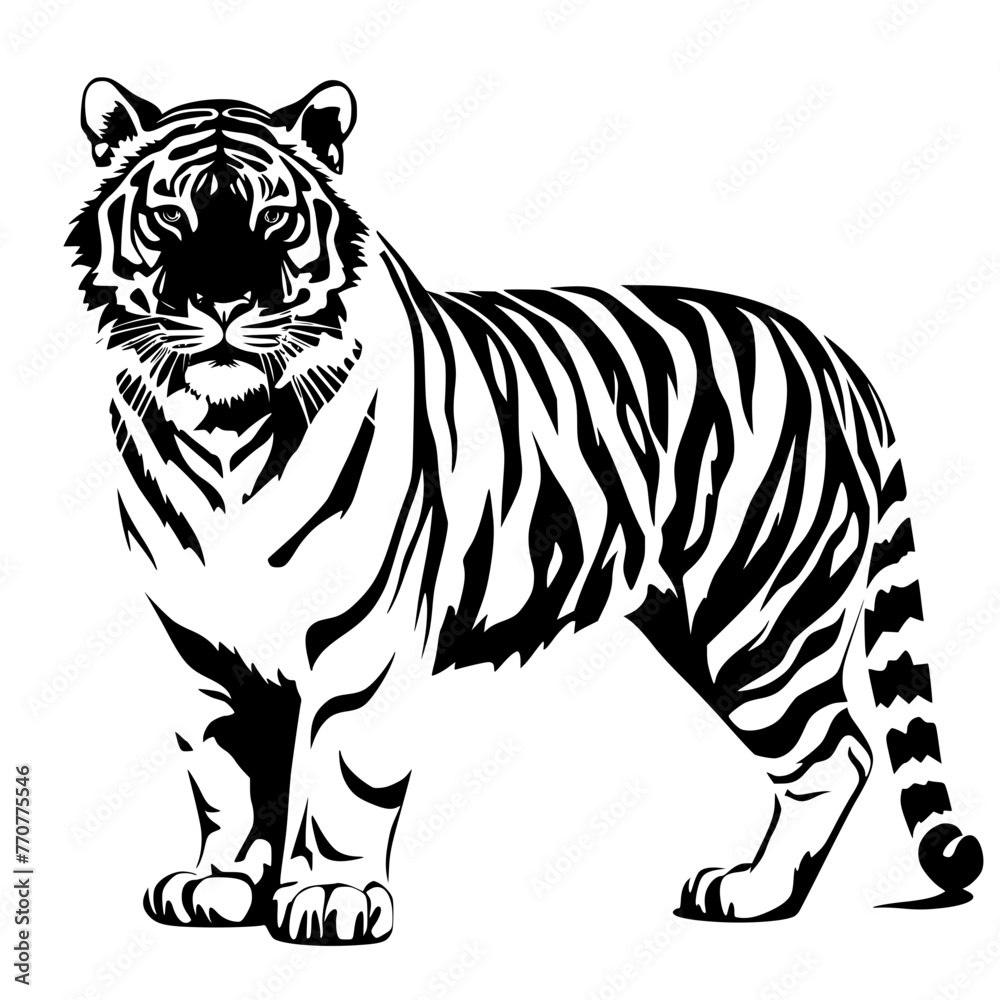 Obraz premium tiger illustration