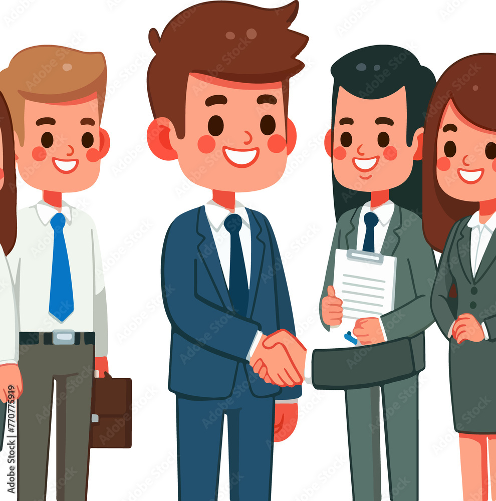 Introduction of new employees in an office Introduction of new employees in an office