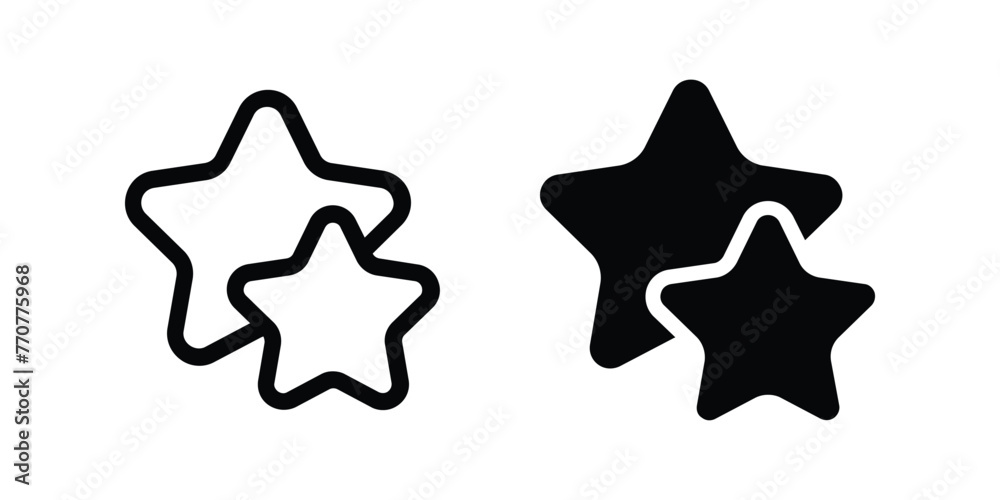 Star icon. flat illustration of vector icon Star icon. flat illustration of vector icon