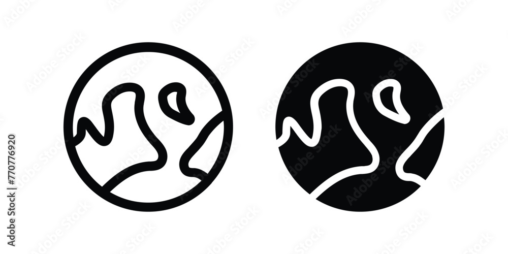 World icon. flat illustration of vector icon World icon. flat illustration of vector icon