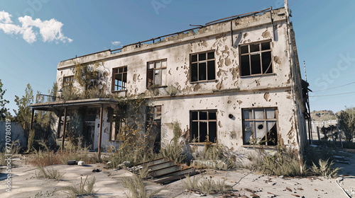 Eerie Remnants: Abandoned Buildings and Ruins