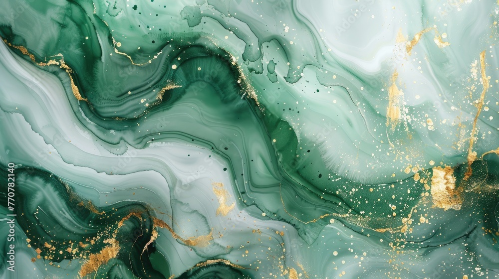 green marble texture wallpaper. marble stone texture. green and gold ...