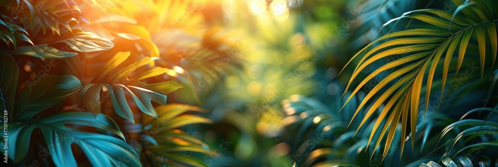 Fototapeta premium Abstract Summer Backgroun, Background HD, Illustrations