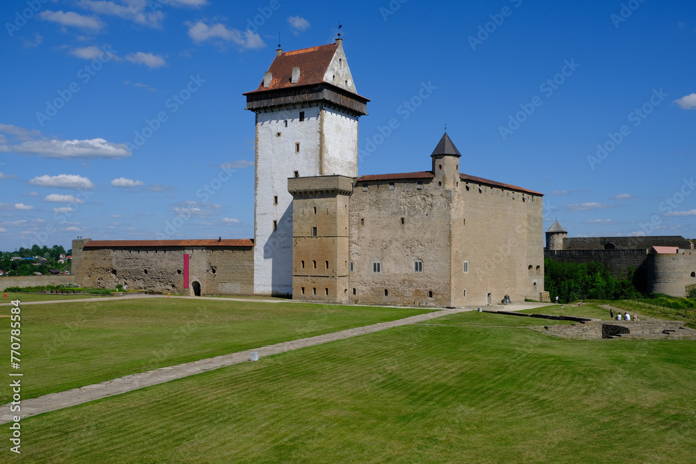 Hermann Fortress and Narva Castle, Narva, Estonia