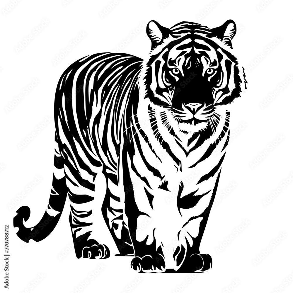 Fototapeta premium tiger illustration