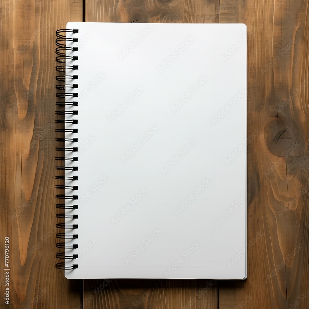 notebook on wooden background notebook on wooden background
