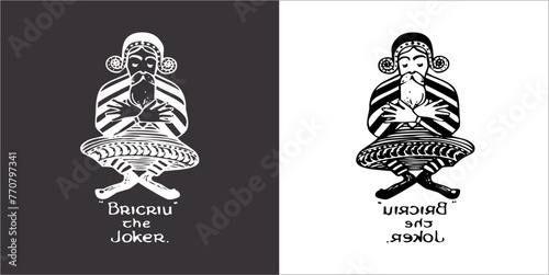 Illustration vector graphics of joker icon