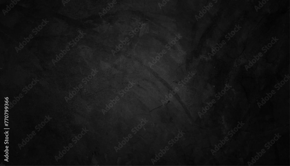Abstract black and dark cement wall texture and background. Black concrete wall - obrazy, fototapety, plakaty 