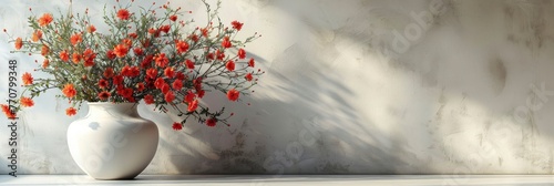 Colorful Floral Arrangement White Vase, Background HD, Illustrations