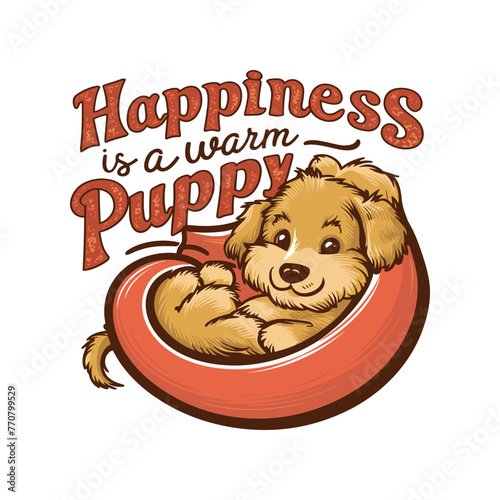 Dogs T Shirt Design vector template. Dog quotes typography for t-shirts design