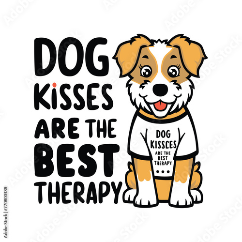 Dogs T Shirt Design vector template. Dog quotes typography for t-shirts design